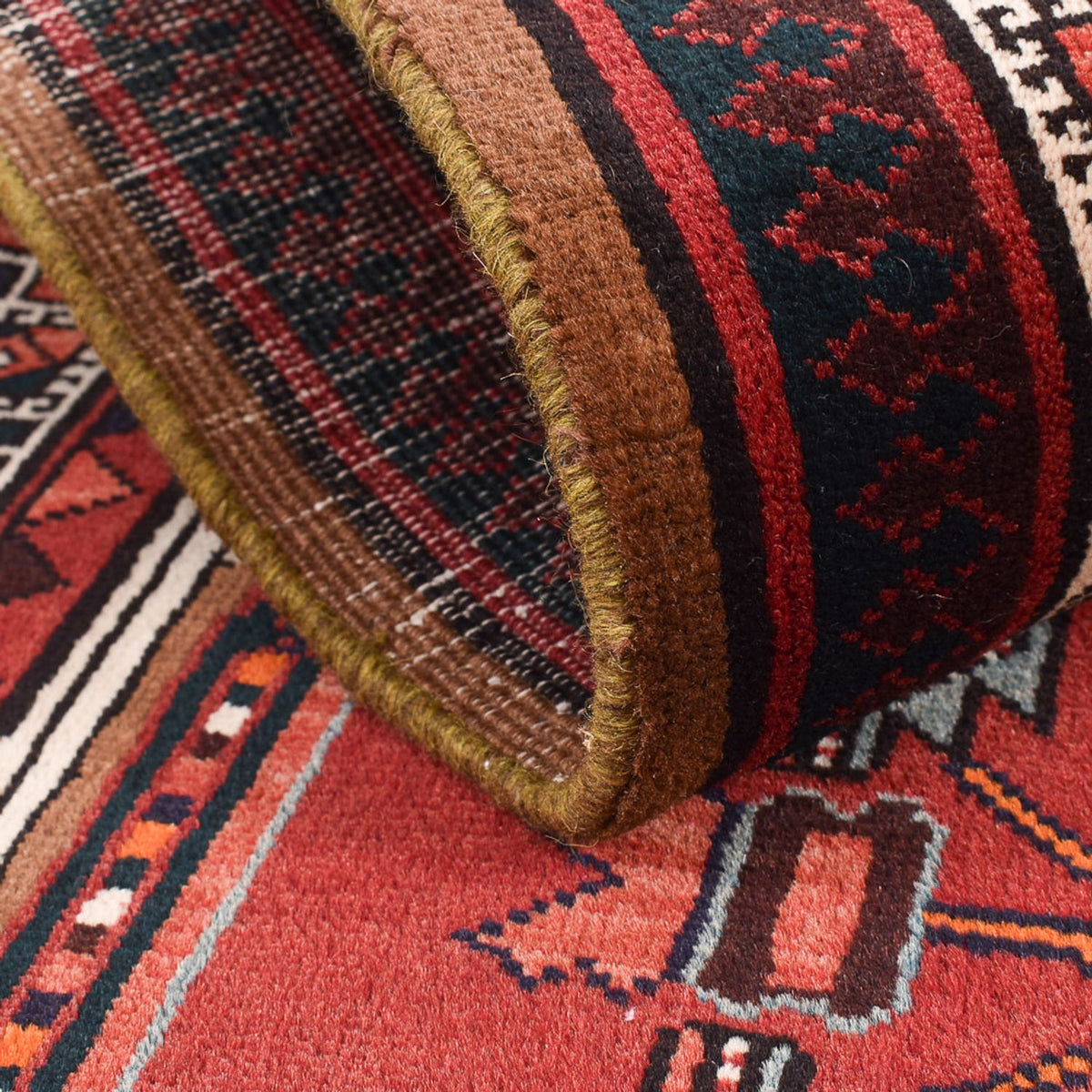 Loper Perzisch Tapijt - Nomadisch - 225 x 100 cm - veelkleurig