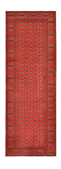 Loper Turkaman tapijt - 273 x 98 cm - rood
