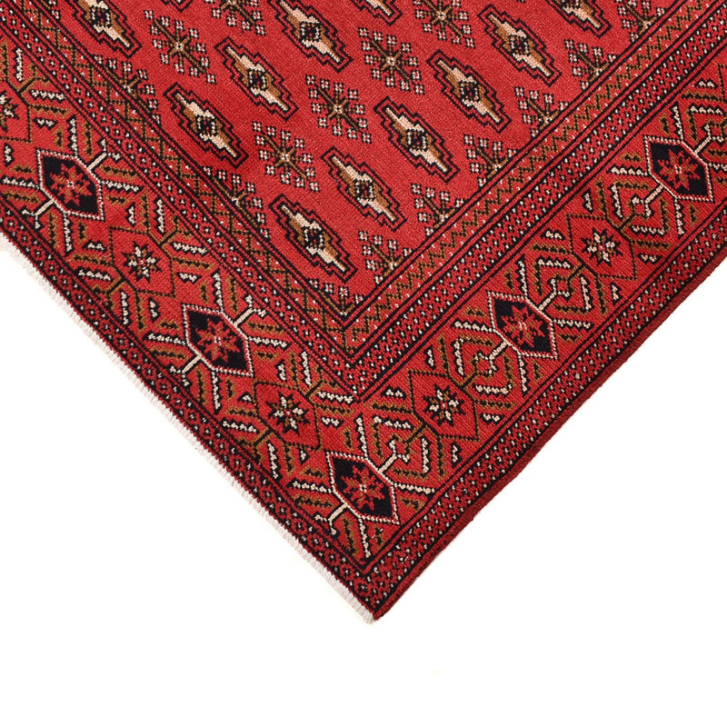 Loper Turkaman tapijt - 273 x 98 cm - rood