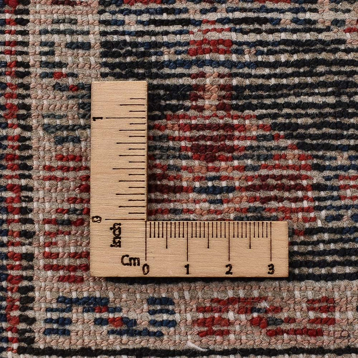 Vintage tapijt - 200 x 128 cm - veelkleurig