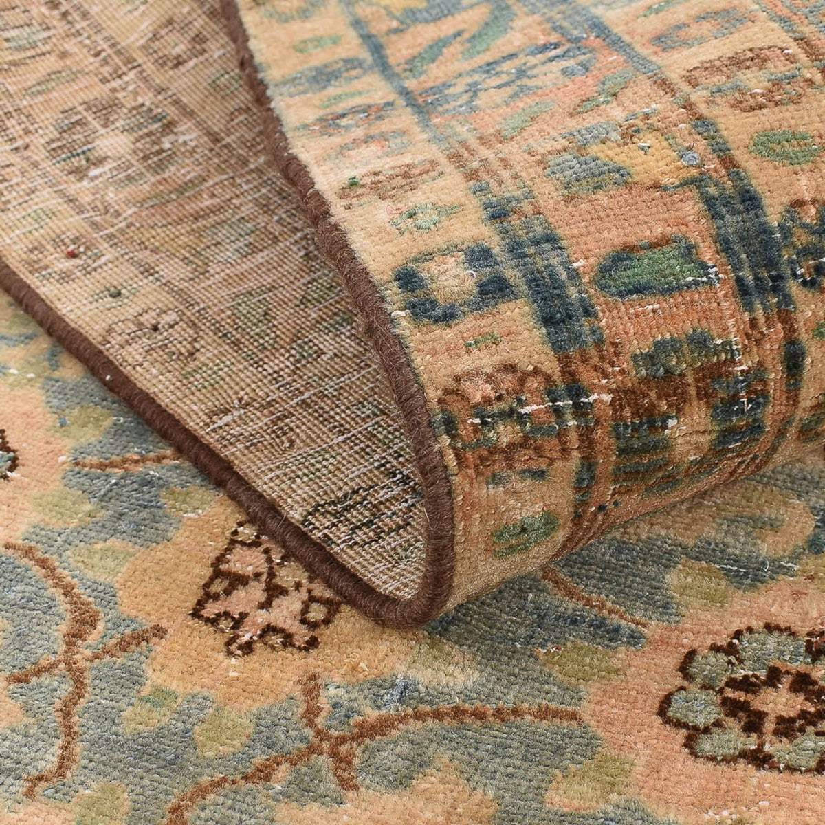 Vintage tapijt - 146 x 95 cm - karamel