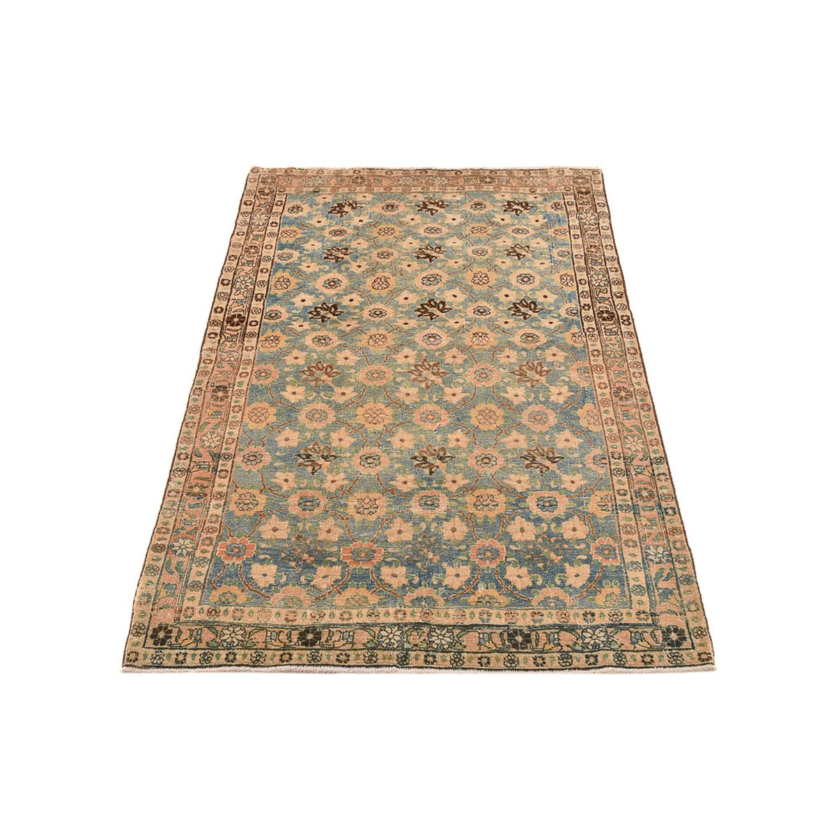 Vintage tapijt - 146 x 95 cm - karamel