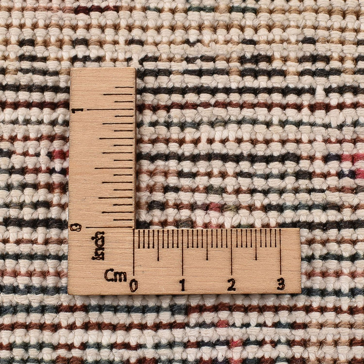 Vintage tapijt - 210 x 148 cm - donker beige