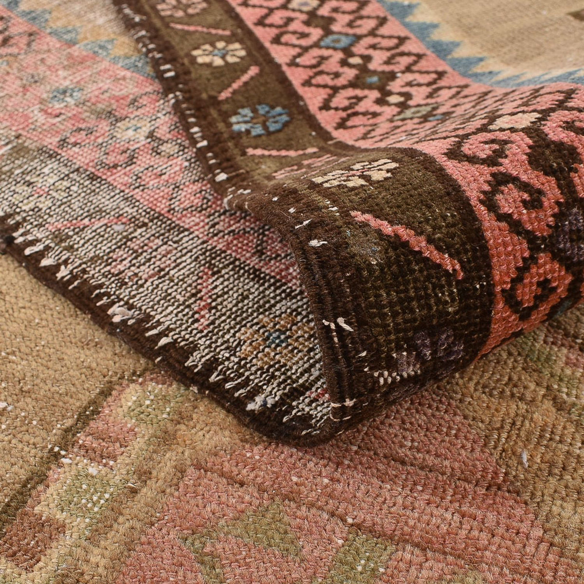 Loper Vintage tapijt - 290 x 136 cm - beige