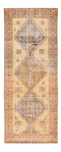 Loper Vintage tapijt - 350 x 136 cm - donker beige