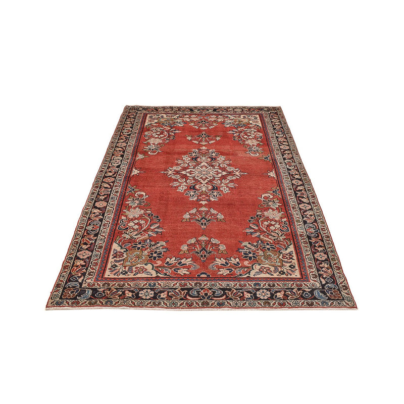 Vintage tapijt - 242 x 157 cm - rood
