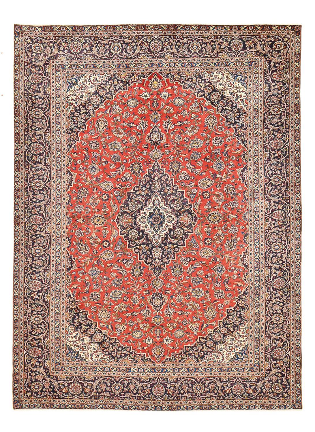 Perzisch tapijt - Keshan - 387 x 285 cm - rood