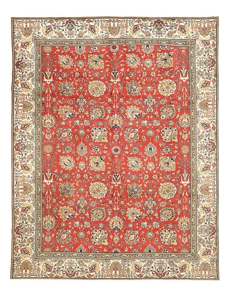 Perzisch tapijt - Tabriz - 373 x 284 cm - rood