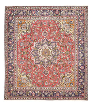 Perzisch tapijt - Tabriz - 374 x 300 cm - rood