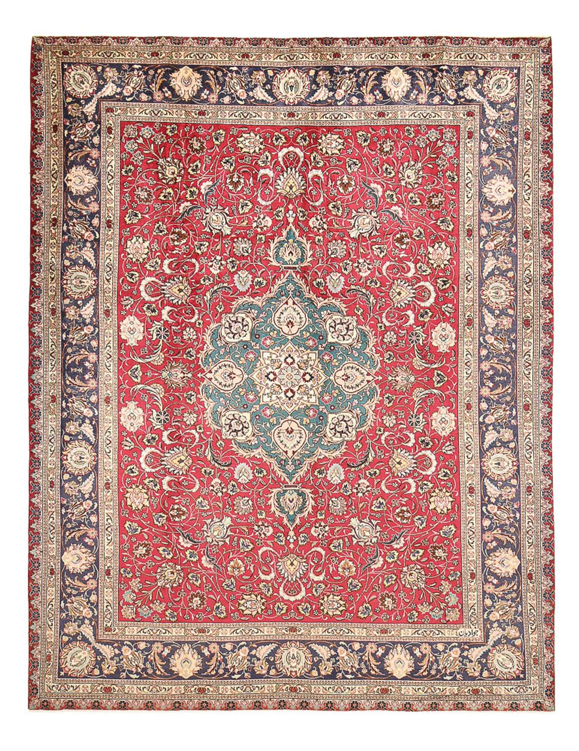 Perzisch tapijt - Tabriz - 396 x 300 cm - rood