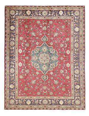 Perzisch tapijt - Tabriz - 396 x 300 cm - rood