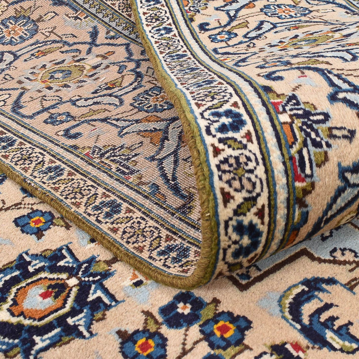 Perzisch tapijt - Keshan - 300 x 195 cm - zand