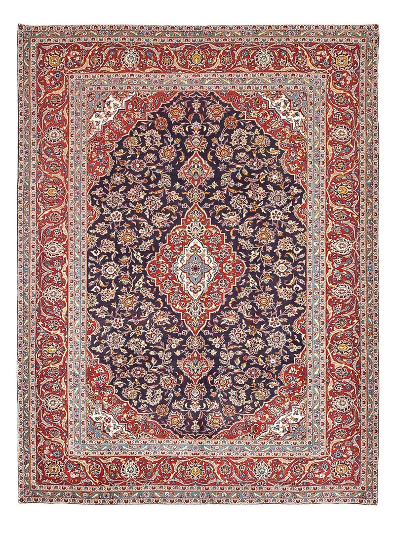 Perzisch tapijt - Keshan - 340 x 255 cm - donkerrood
