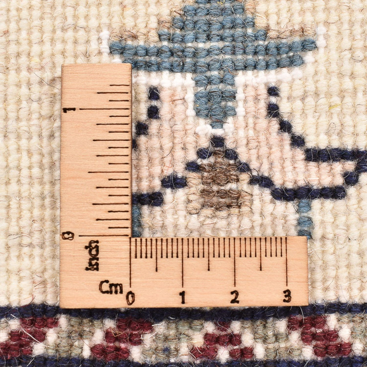 Perzisch tapijt - Nain - 89 x 61 cm - crème