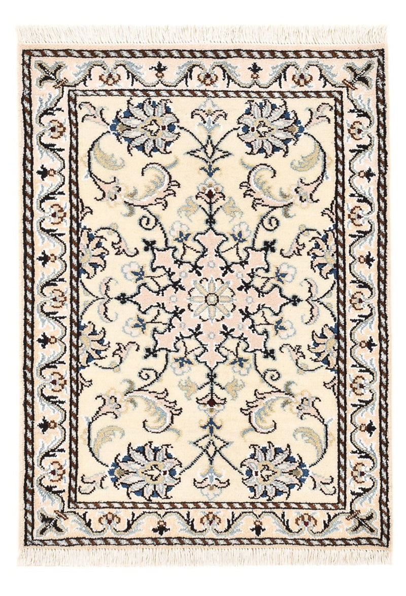 Perzisch tapijt - Nain - 87 x 57 cm - beige