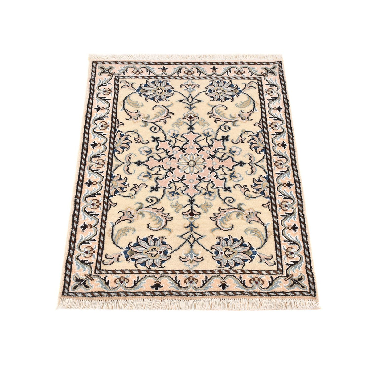 Perzisch tapijt - Nain - 87 x 57 cm - beige