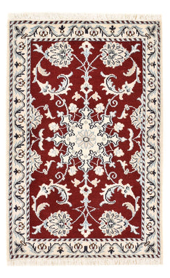 Perzisch tapijt - Nain - 94 x 60 cm - rood