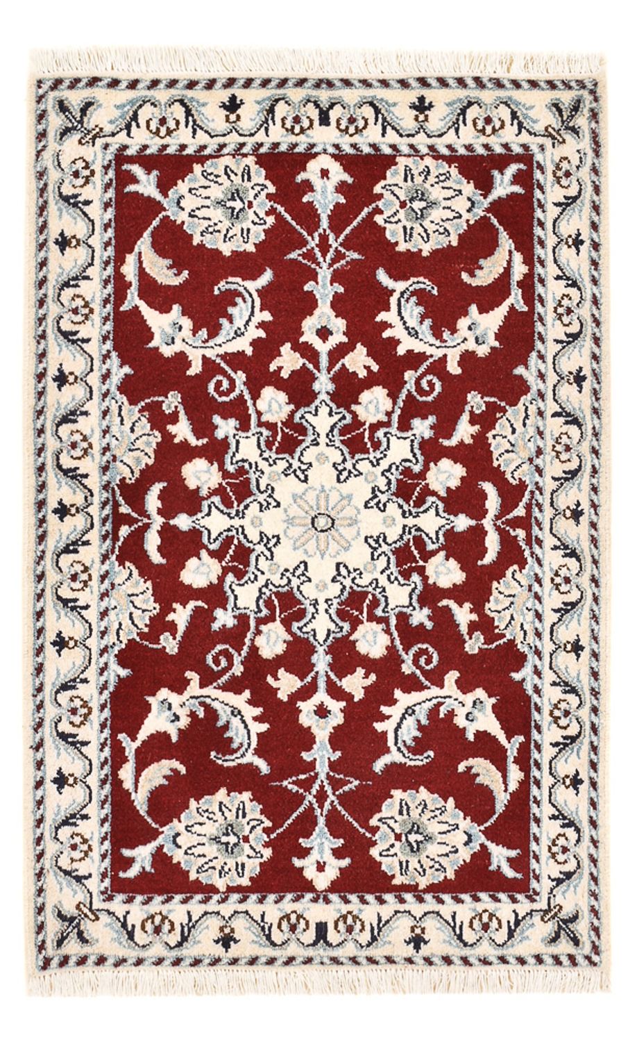 Perzisch tapijt - Nain - 94 x 60 cm - rood