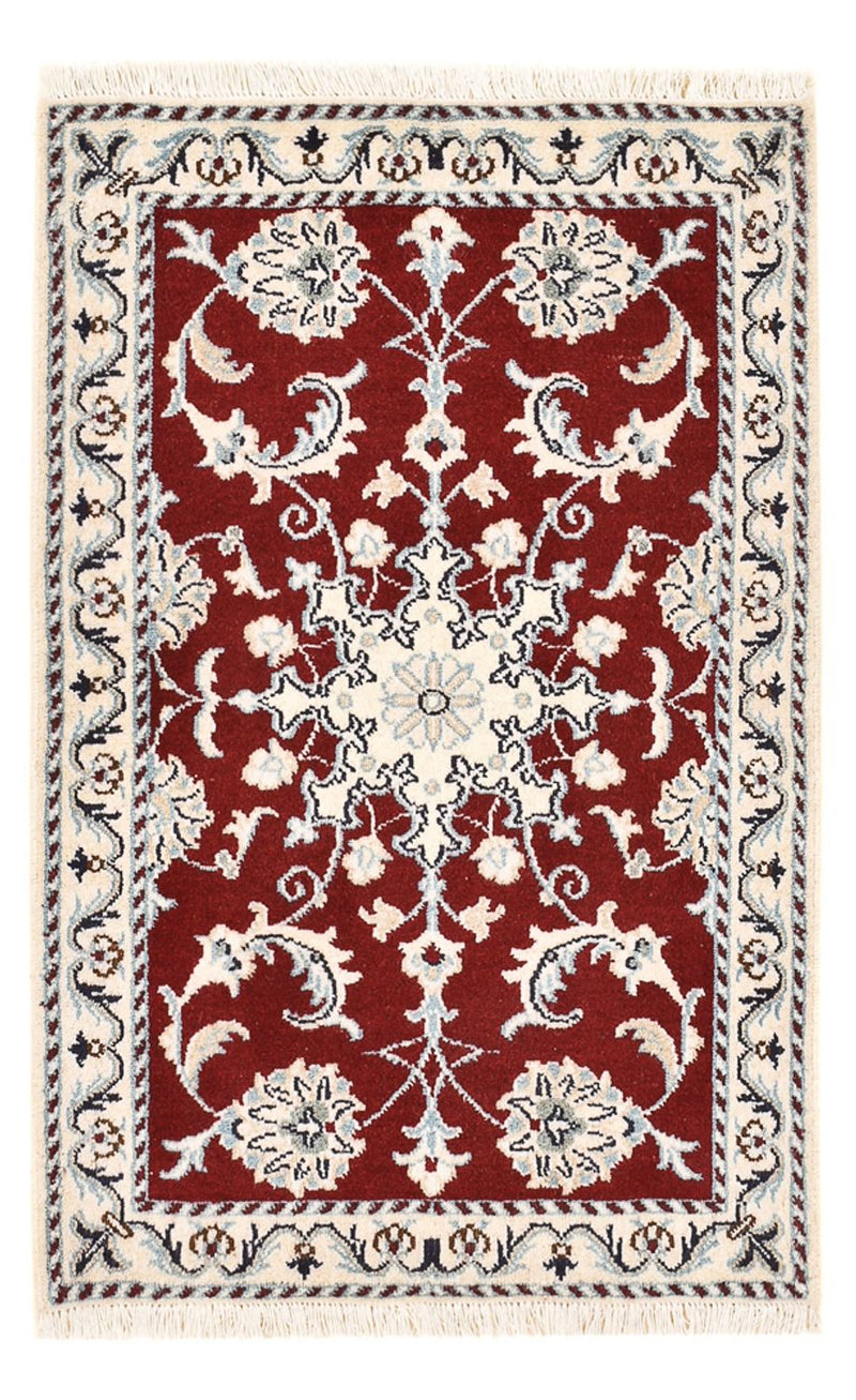 Perzisch tapijt - Nain - 94 x 60 cm - rood