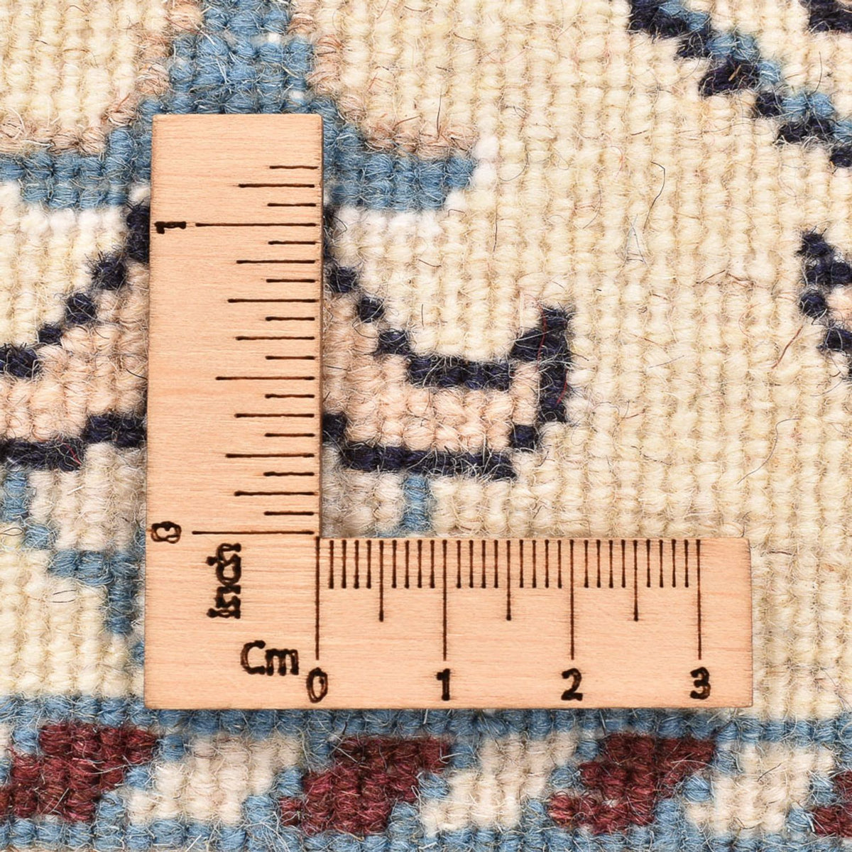 Perzisch tapijt - Nain - 85 x 58 cm - crème