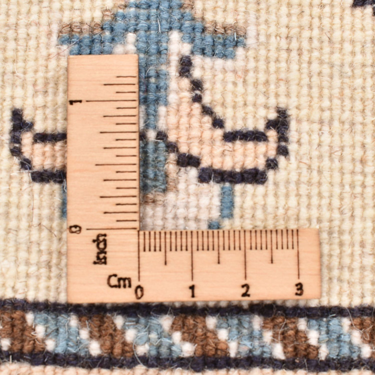 Perzisch tapijt - Nain - 96 x 60 cm - crème