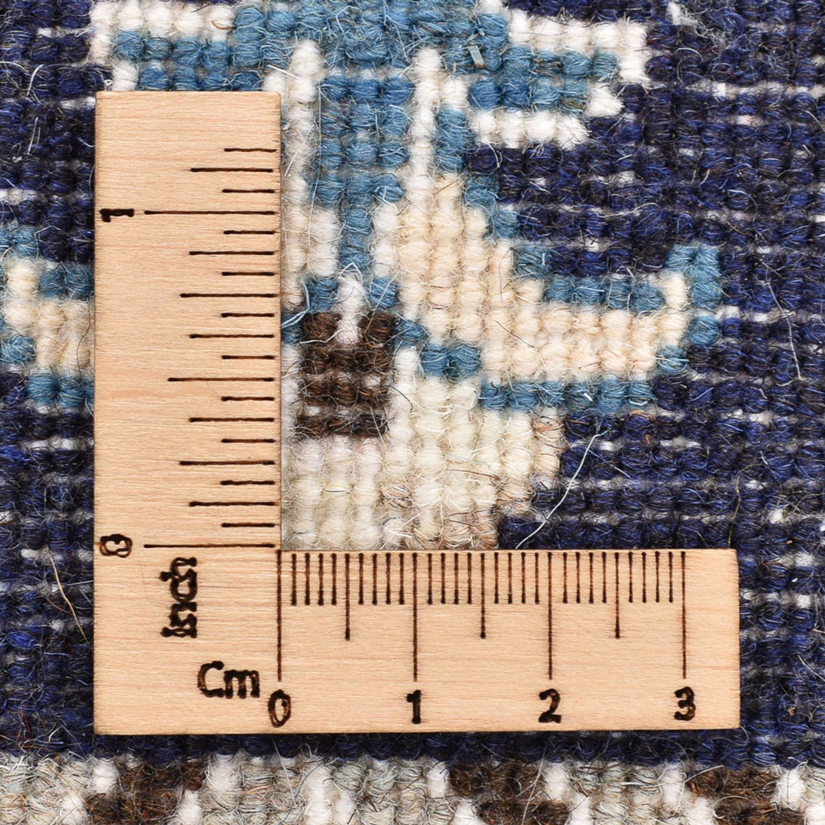 Perzisch tapijt - Nain - 89 x 60 cm - donkerblauw