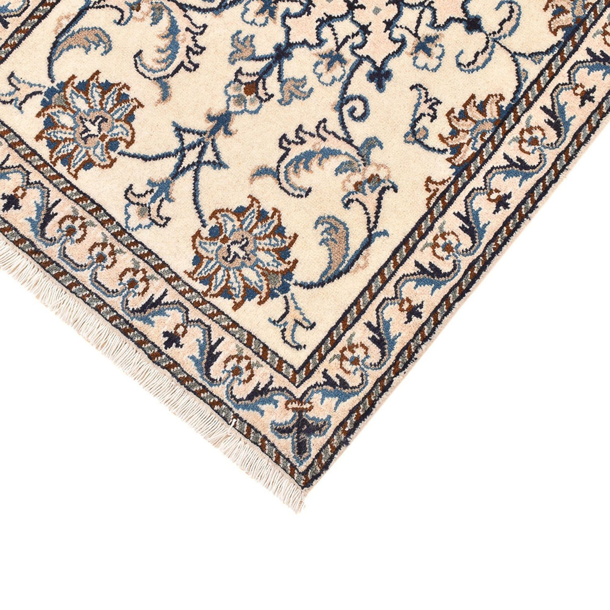 Perzisch tapijt - Nain - 95 x 60 cm - beige