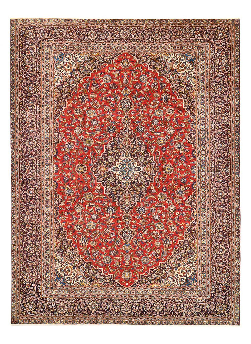 Perzisch tapijt - Keshan - 392 x 285 cm - rood