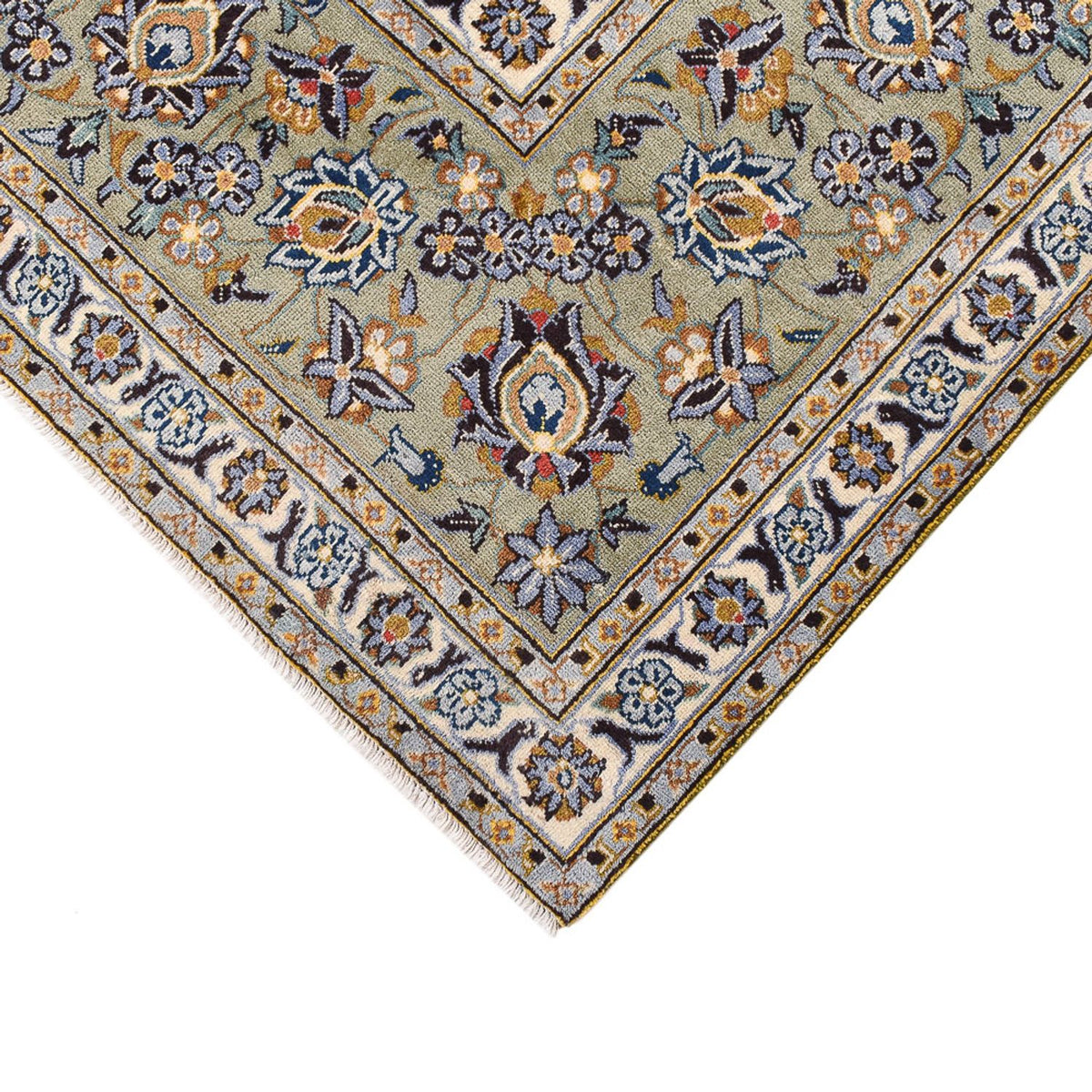 Perzisch tapijt - Keshan - 423 x 301 cm - zand