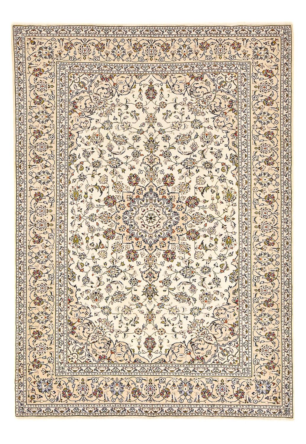 Perzisch tapijt - Keshan - 290 x 197 cm - donker beige