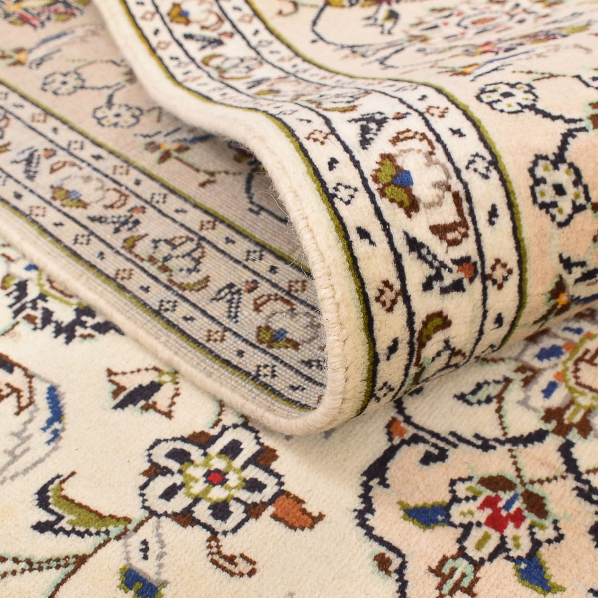 Perzisch tapijt - Keshan - 290 x 197 cm - donker beige