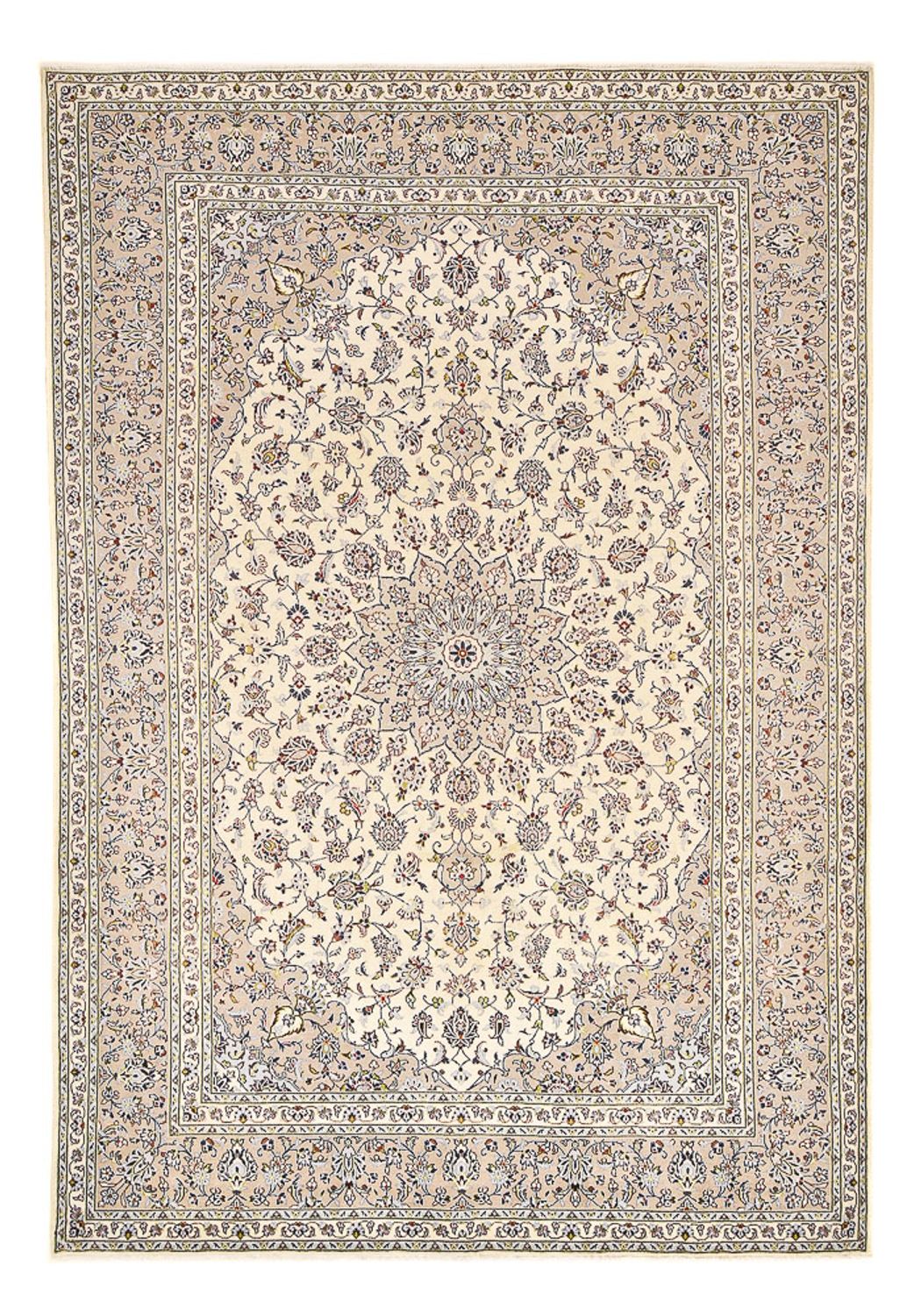 Perzisch tapijt - Keshan - 355 x 245 cm - donker beige