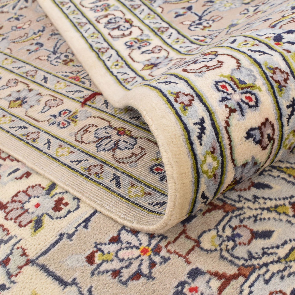 Perzisch tapijt - Keshan - 355 x 245 cm - donker beige