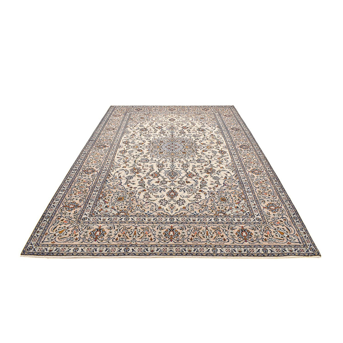 Perzisch tapijt - Keshan - 360 x 245 cm - donker beige
