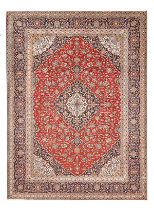 Perzisch tapijt - Keshan - 416 x 297 cm - rood