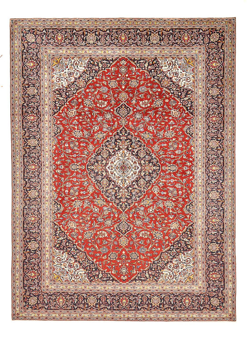 Perzisch tapijt - Keshan - 416 x 297 cm - rood