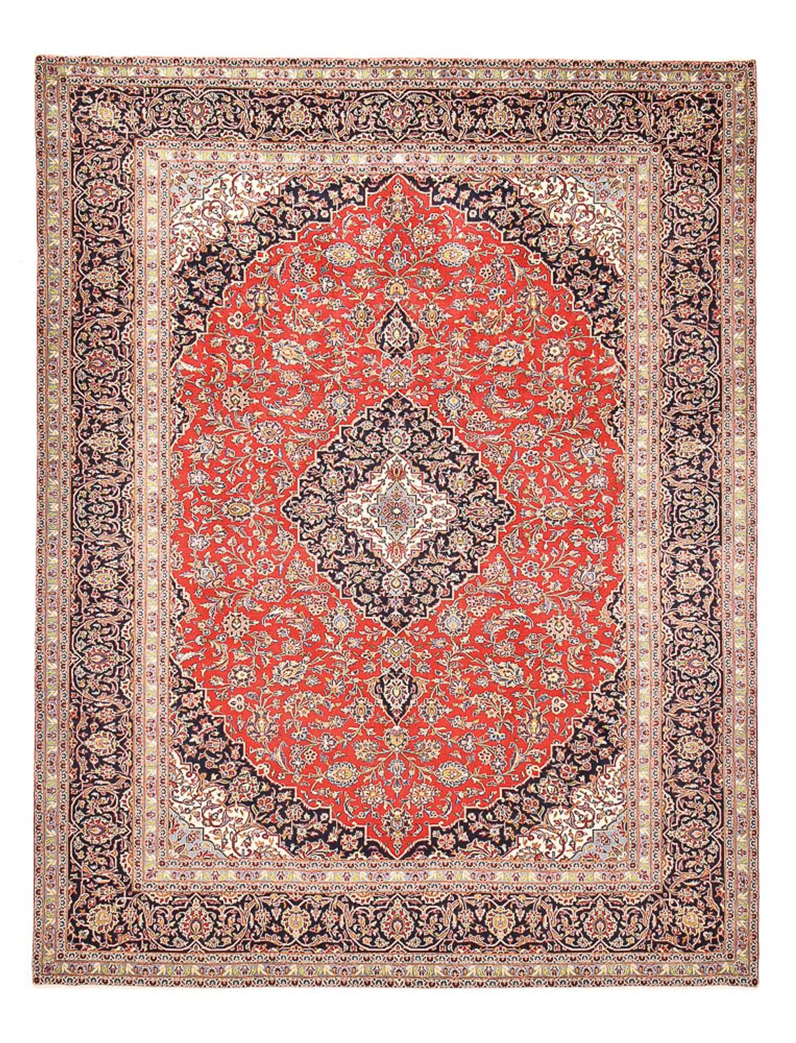 Perzisch tapijt - Keshan - 398 x 304 cm - rood