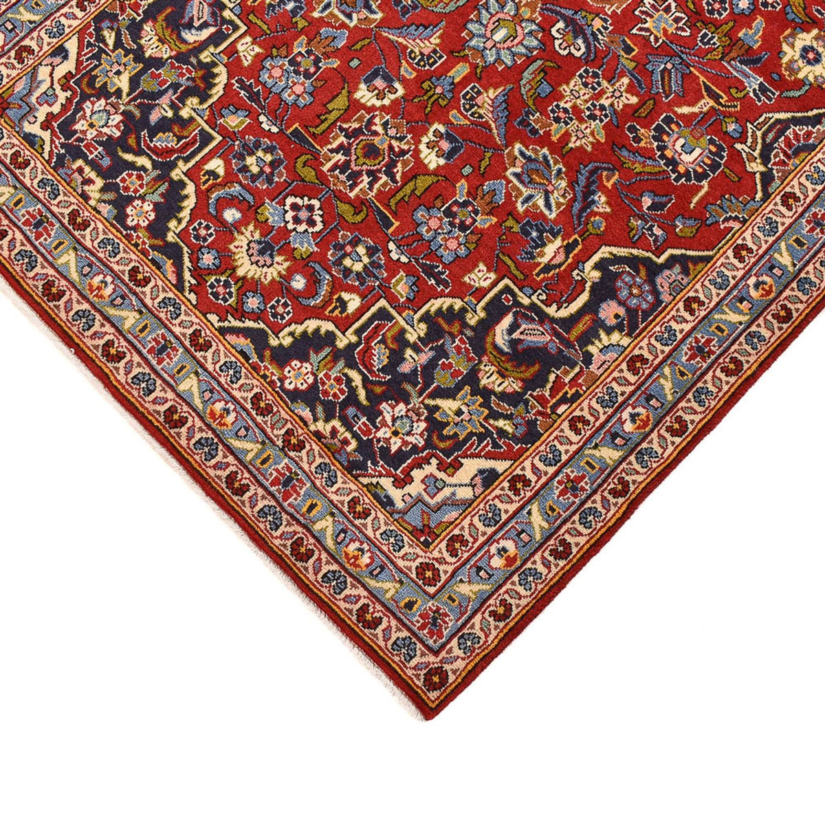 Loper Perzisch tapijt - Keshan - 332 x 102 cm - rood
