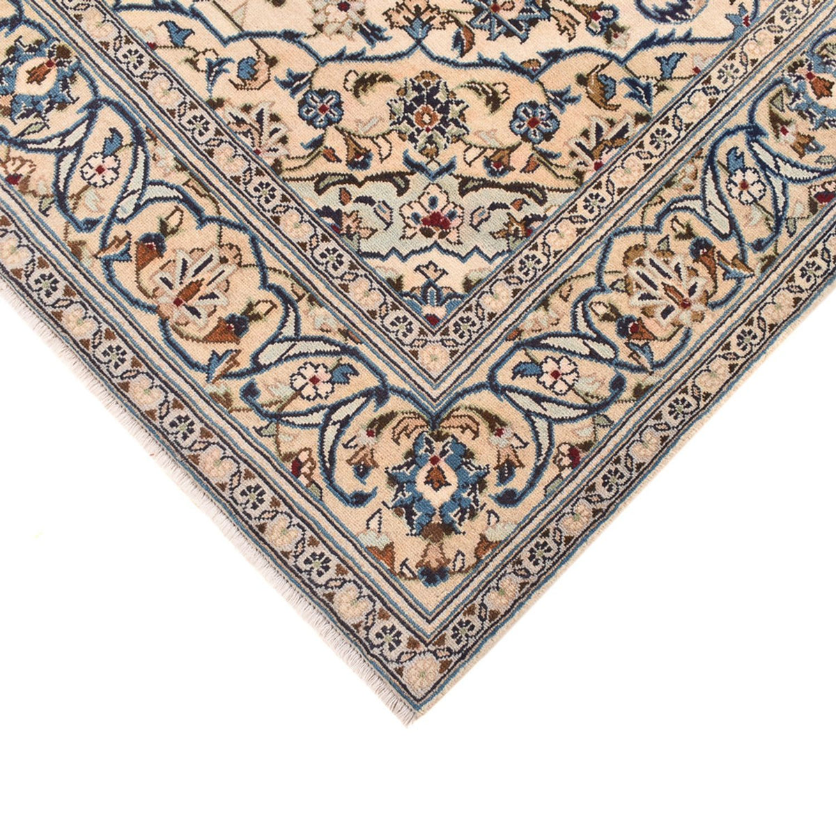 Perzisch tapijt - Keshan - 249 x 145 cm - zand