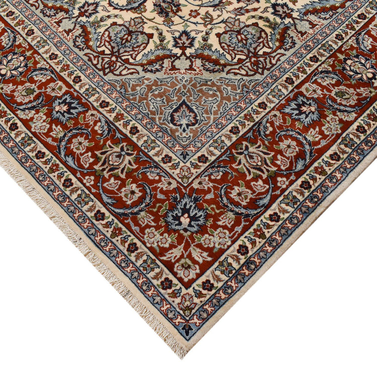 Perzisch tapijt - Isfahan - Premium - 304 x 206 cm - zand