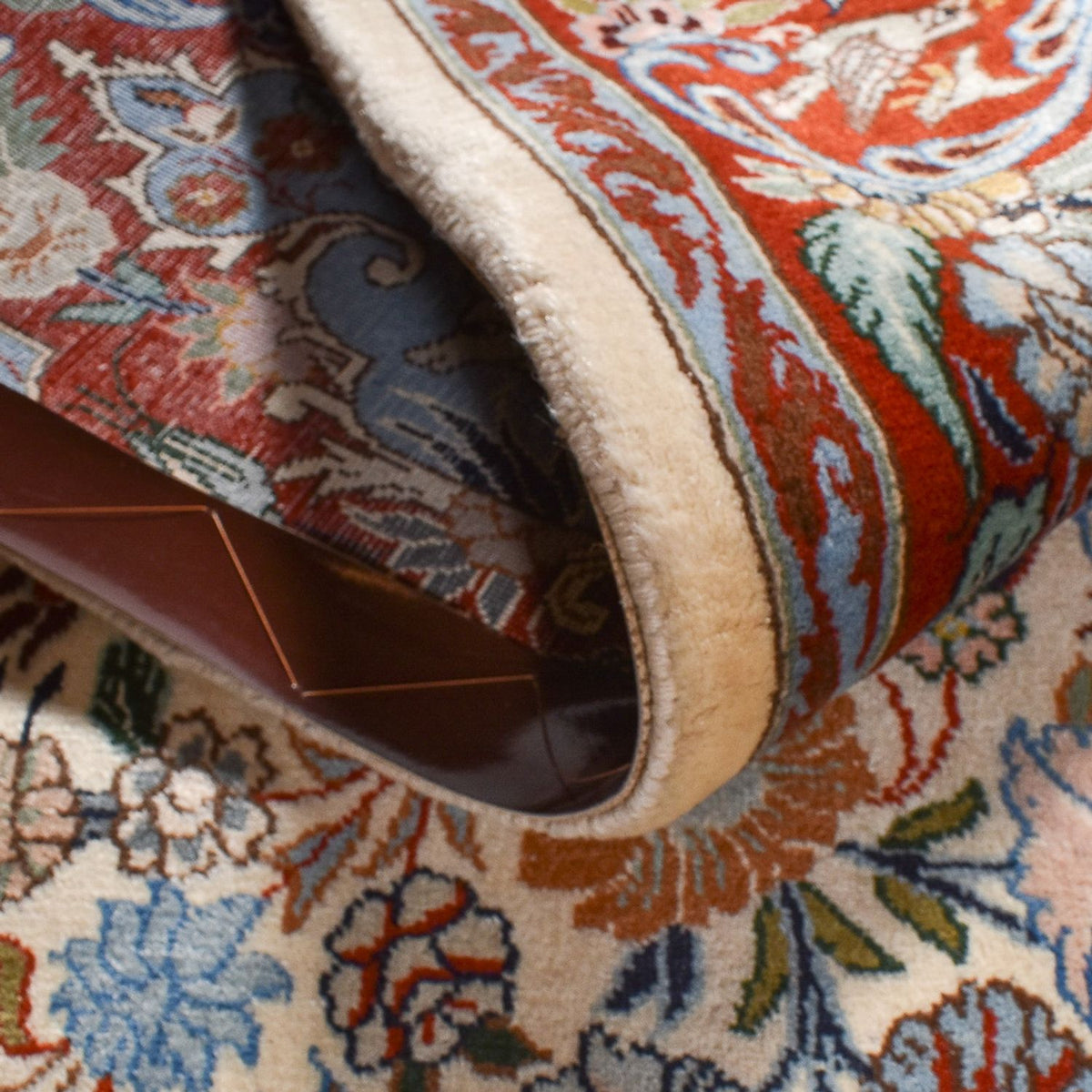 Perzisch tapijt - Keshan - 373 x 259 cm - zand