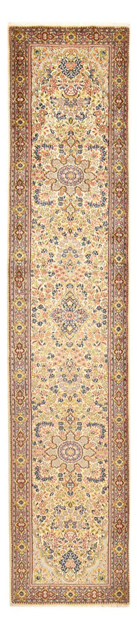 Loper Perzisch tapijt - Royal - 385 x 79 cm - licht beige