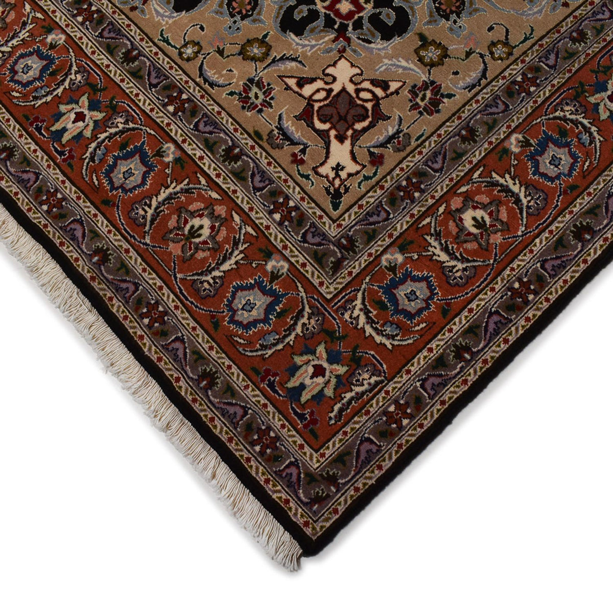 Perzisch tapijt - Tabriz - Royal - 318 x 208 cm - donkerblauw