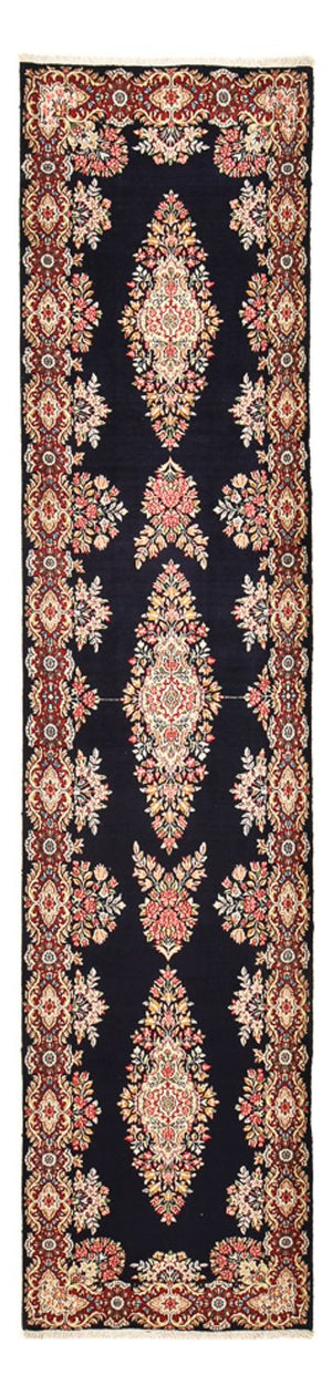 Loper Perzisch tapijt - Royal - 397 x 93 cm - donkerblauw