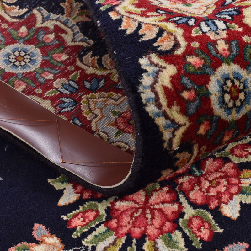 Loper Perzisch tapijt - Royal - 397 x 94 cm - donkerblauw