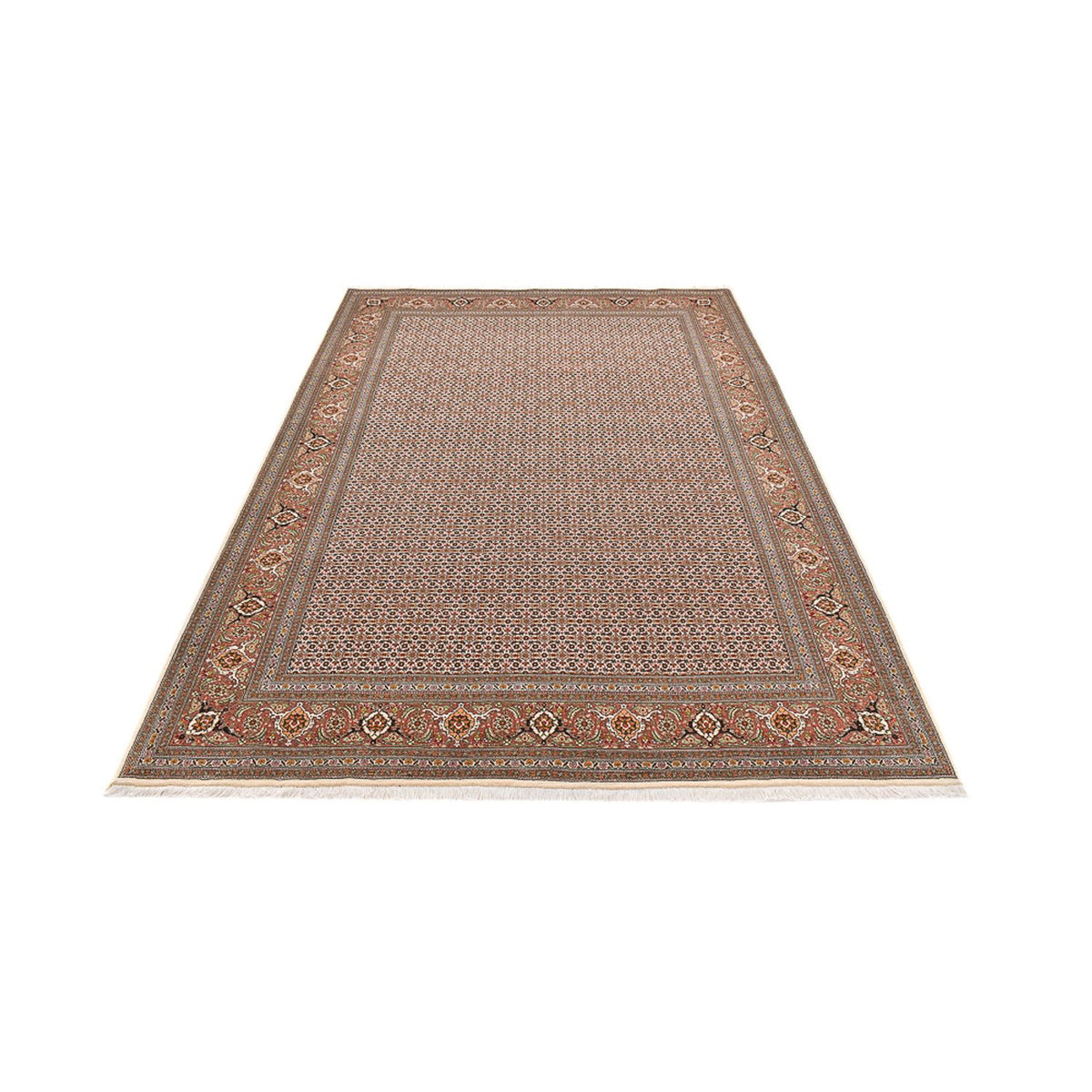 Perzisch tapijt - Tabriz - Royal - 284 x 184 cm - donker beige