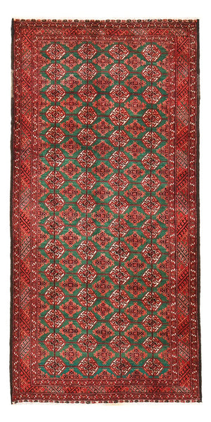 Loper Baluch tapijt - 292 x 142 cm - rood