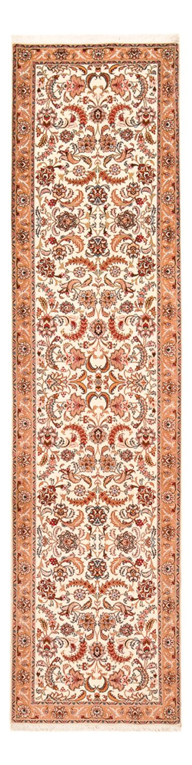 Loper Perzisch tapijt - Tabriz - Premium - 314 x 79 cm - beige
