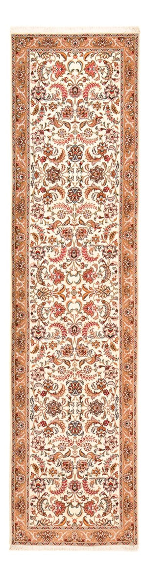 Loper Perzisch tapijt - Tabriz - Premium - 317 x 72 cm - beige
