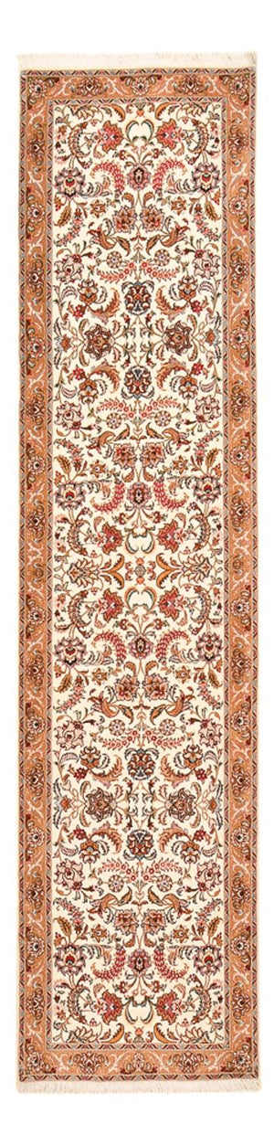 Loper Perzisch tapijt - Tabriz - Premium - 315 x 80 cm - beige